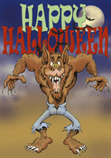 Loup-garou terrifiant pour Halloween